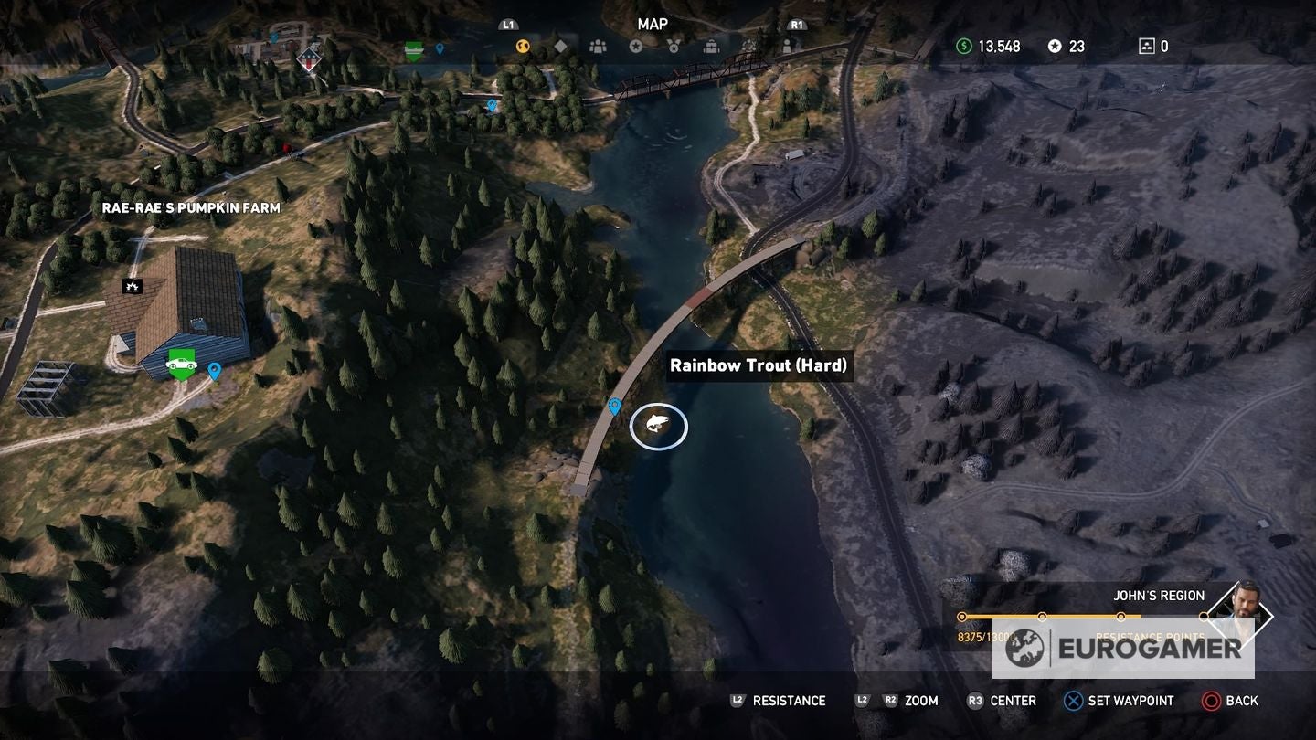 Far Cry 5 fishing How to fish, where to unlock all fishing rods and